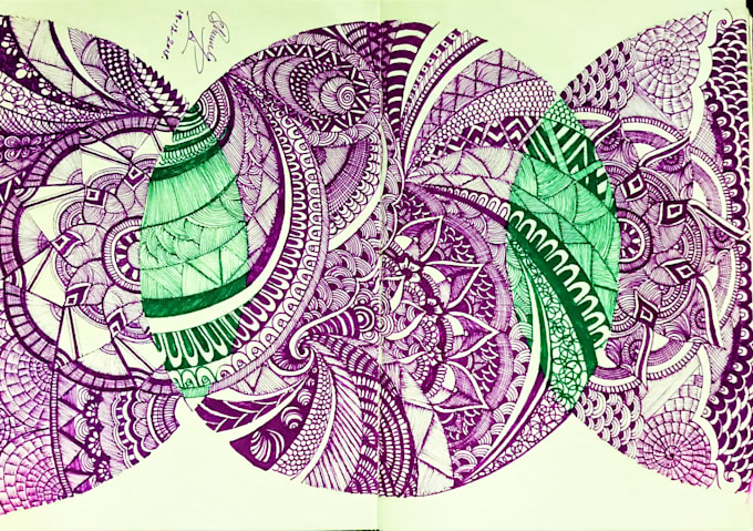 do mandala art for your christmas gifts