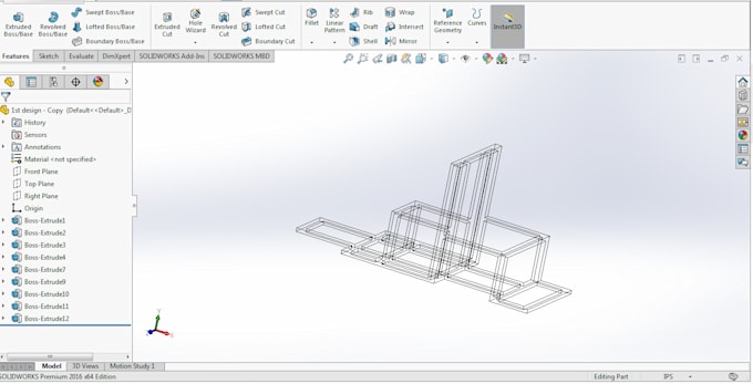 design basic 3d and 2d model on solidworks