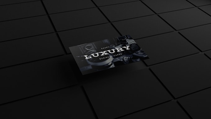 design luxury business card for you