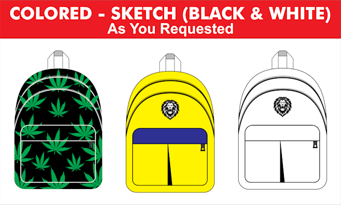 make design a bag ,handbag and work with concept