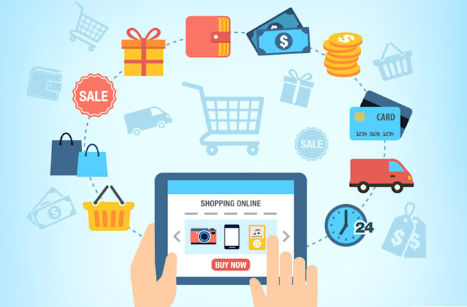 create ecommerce website dropship business shop