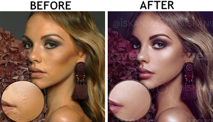 do professional photo retouch in photoshop