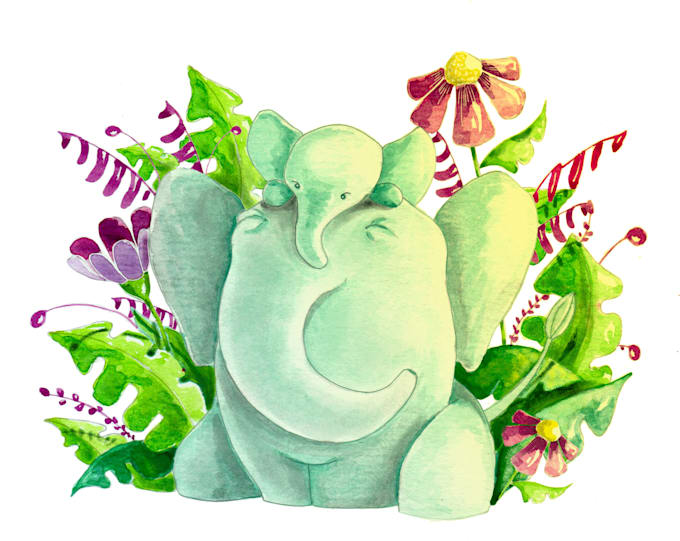 create beautiful watercolor illustrations
