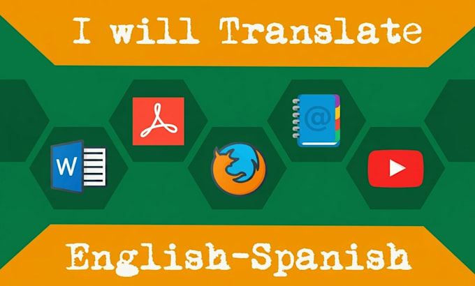 translate english to spanish book, website, flyer, ebook