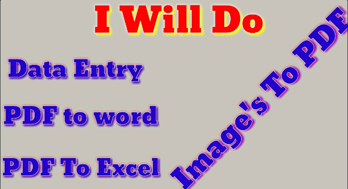 do the best data entry work for you