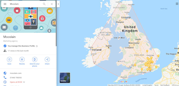create and manage google my business account