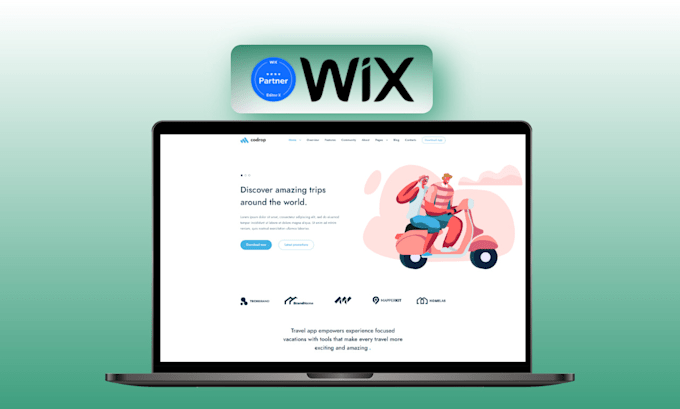 design and develop a dynamic wix website wix design
