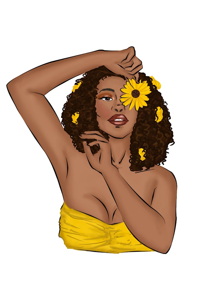 draw a fashion portrait