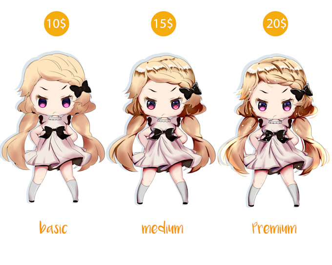 draw a cute anime chibi for you