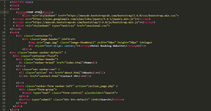 Do your html and css work by Iwahaj | Fiverr