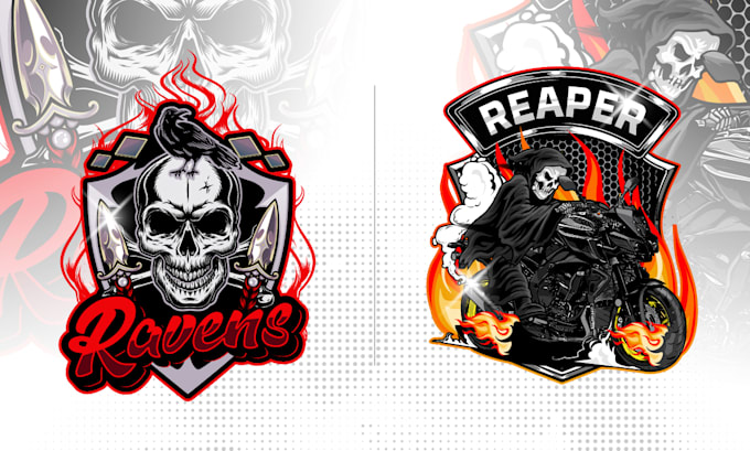 draw mascot illustration and a cartoon character logo design