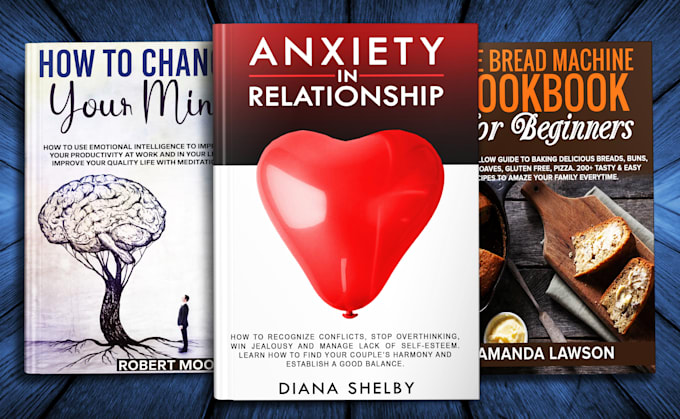 design stunning book cover or ebook cover