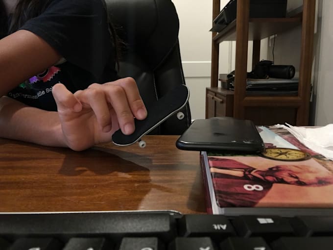 Teach you a simple ollie with a tech deck by Thespciyfrenchf Fiverr