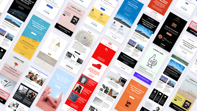 create editable mailchimp email template newsletter