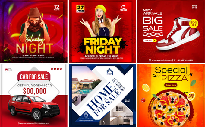 design a professional creative flyer and poster