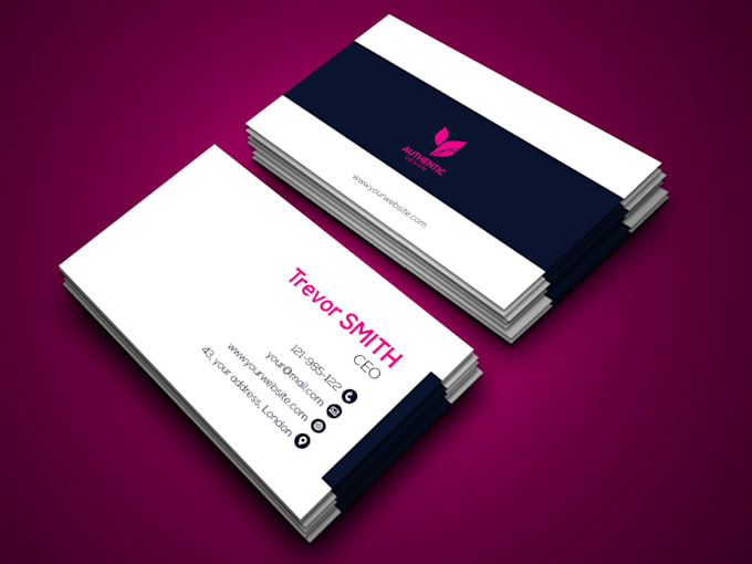 design minimal n simple business card