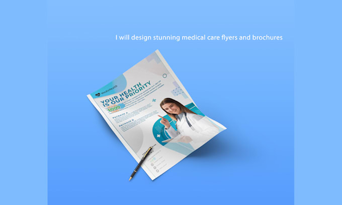 design stunning medical care flyers and brochures