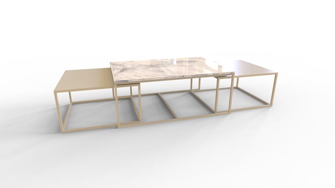 do 3d realistic furniture design and rendering