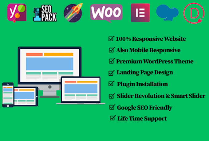 build a woocommerce site within 2days with a premium theme