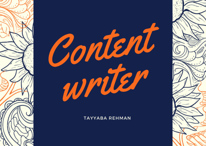 do creative content writing for your projects and assignments