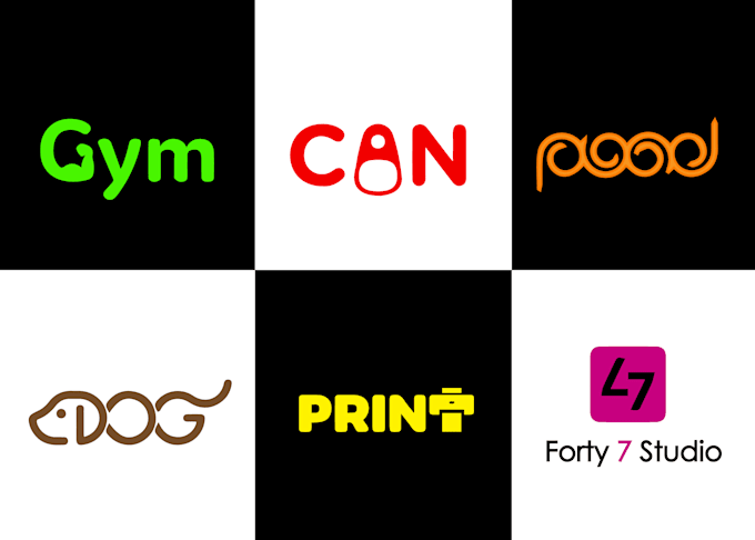 design minimal and flat logo
