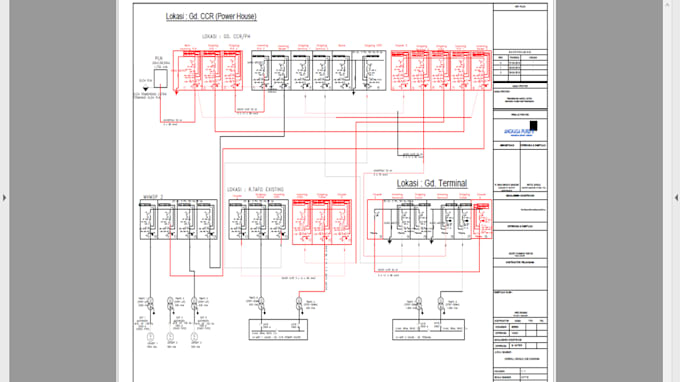 redesign and redrawing your electrical plan from pdf to dwg