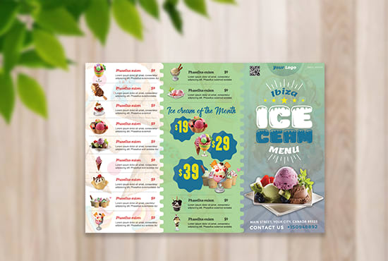 Design all sized editable restaurant menu by Bou_design | Fiverr