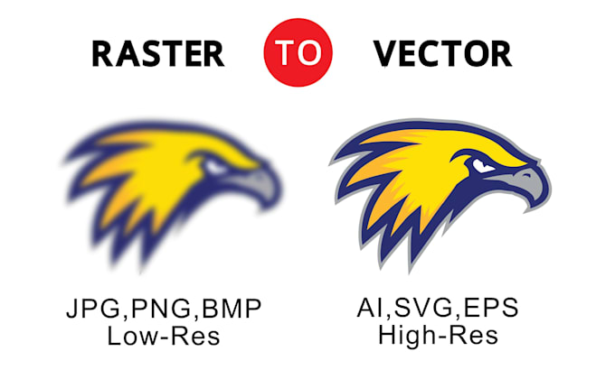 manually vector trace and redraw your logo or image