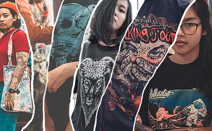 artwork illustration t shirt merchandise clothing branding