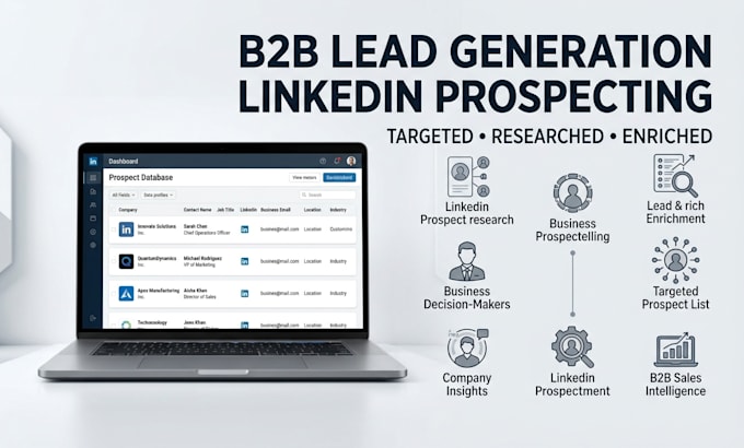 do b2b lead generation and linkedin prospecting