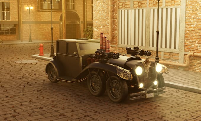 create 3d game assets and model for unreal and unity