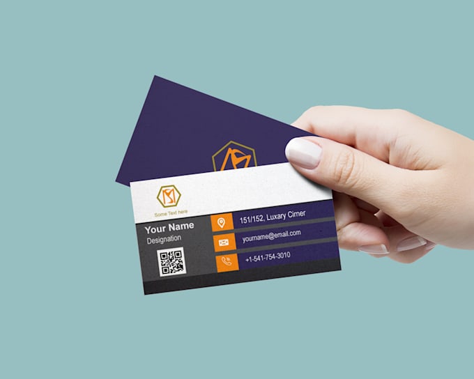 create modern business card for your business