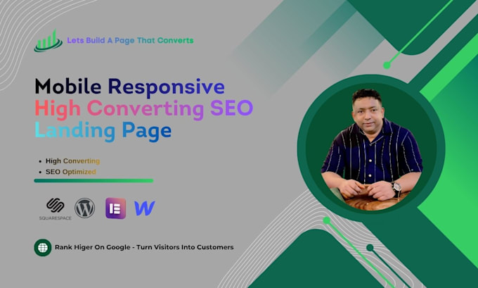 do mobile responsive high converting SEO landing page