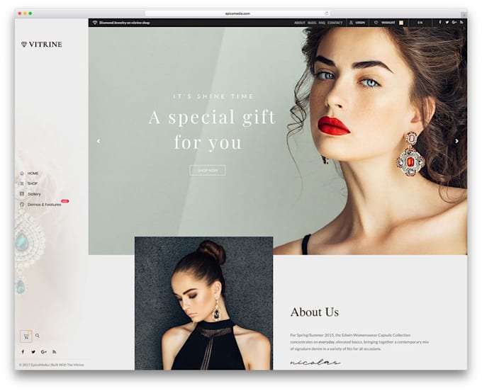 design jewelry arrivals cosmetics shopify store