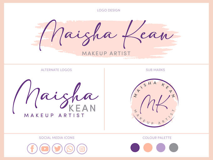 design signature logo and branding kit