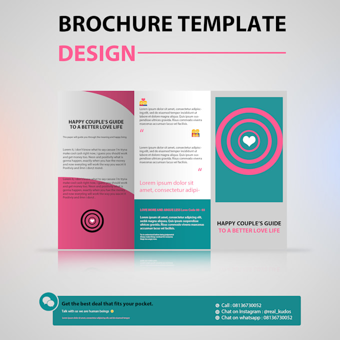 Handle your graphic design branding logo poster flyer by