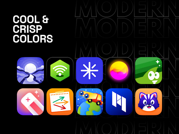 design a modern app icon