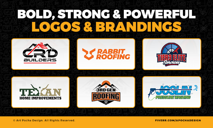 design a premium logo and brand identity for your home service business