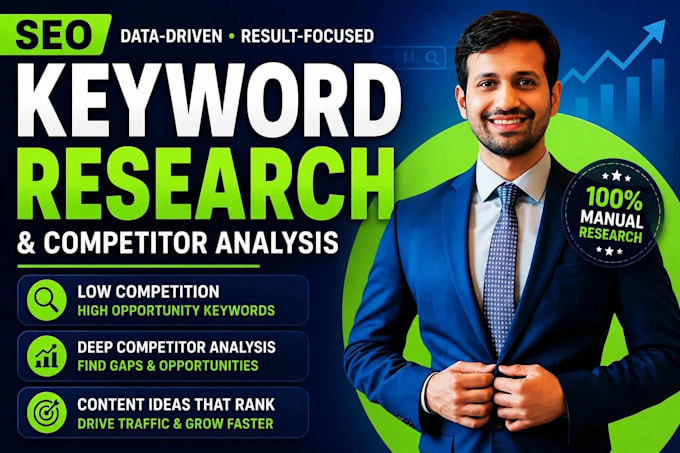 do advanced seo keyword research and competitor analysis for higher rankings