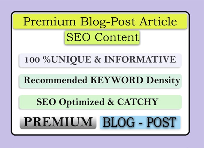 write versatile SEO blog content for your blog or website
