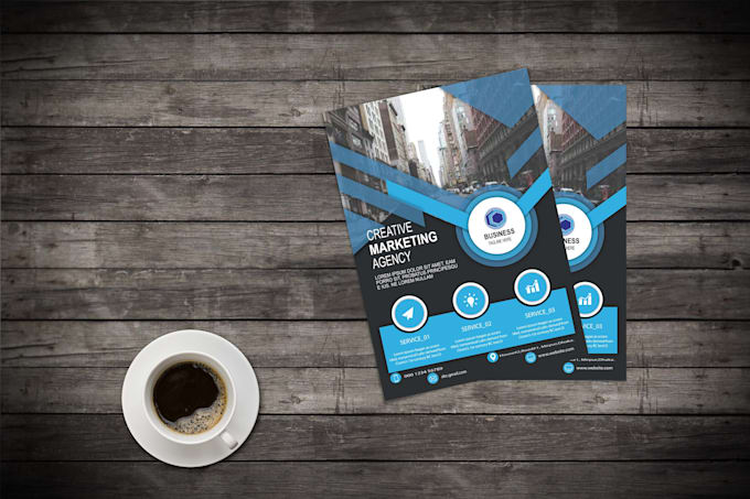 design a creative and unique flyer