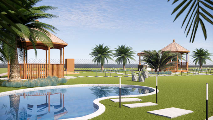 design your back yard, garden, patio, landscape