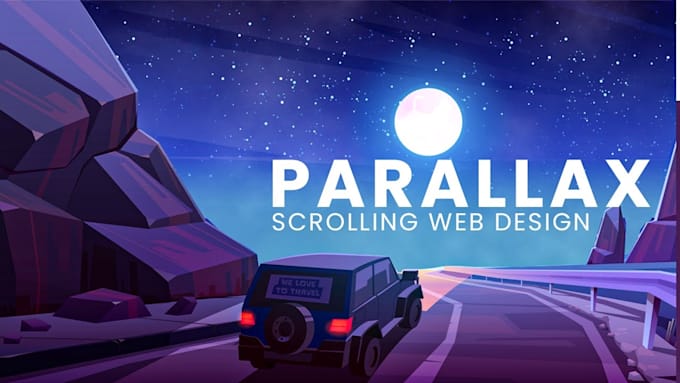 design a professional parallax website for your business