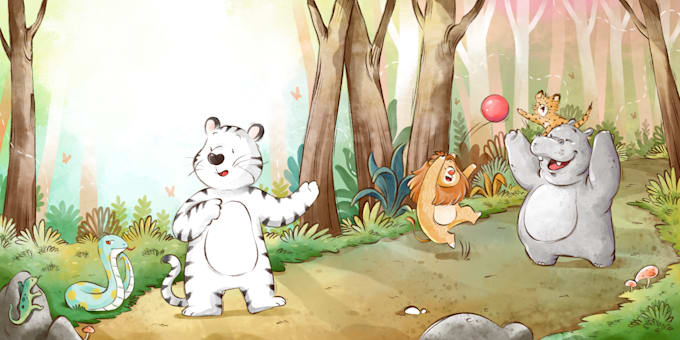 draw cute character illustration
