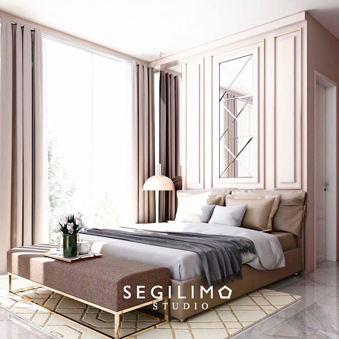 design bedroom interior rendering