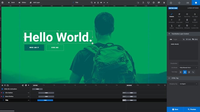 create an attractive slider using slider revolution 6