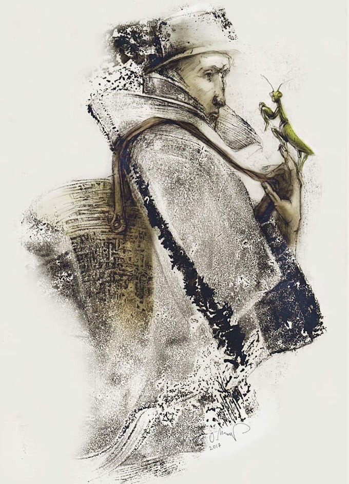 create hand drawn book illustrations for you