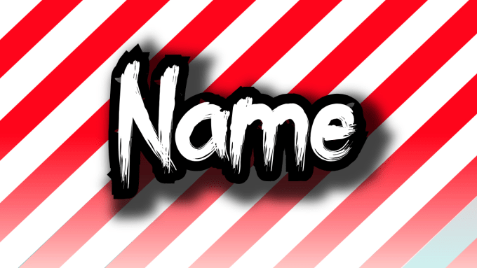 Make you a header with your name on it a style of gfx by Realartic | Fiverr