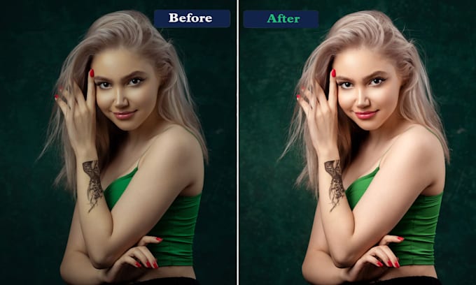 professionally retouch models, fashion, portraits
