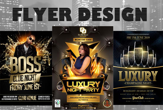 do amazing business flyer, poster design within 2 day
